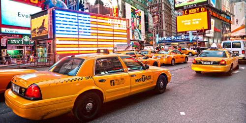 Нью-Йоркские желтые такси